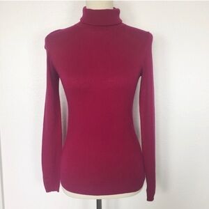 Ann Taylor Turtleneck Sweater Red Size XS